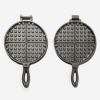 ワッフルパン直径15cmキャストアイアンキャンプアウトドアRomeIndustriesOldFashionedWaffleIron