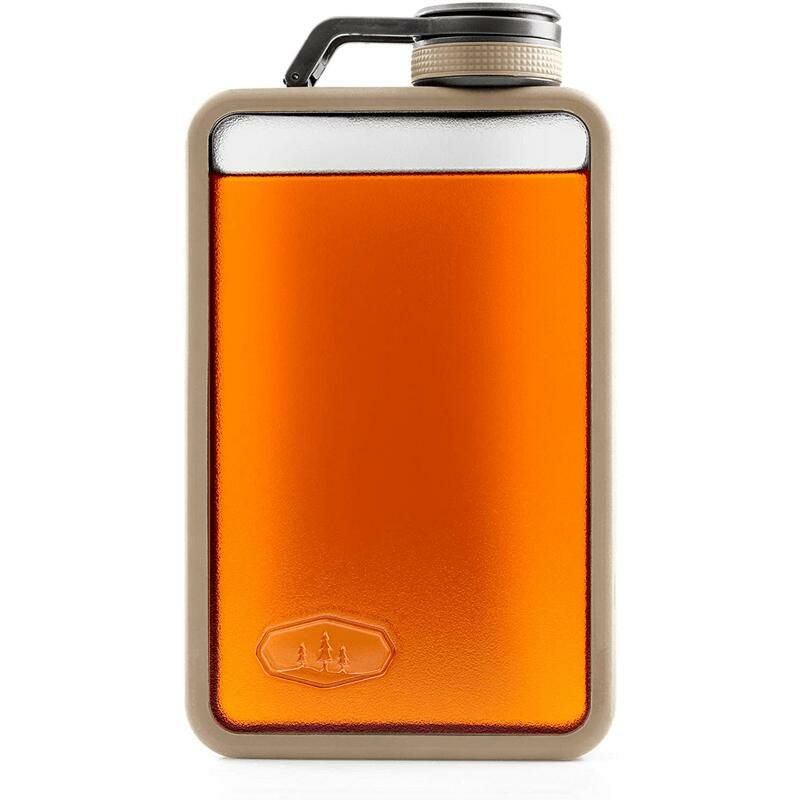 軽量120gコポリエステルシリコンバンパー水筒280mlアウトドア登山GSIOutdoorsBOULDERFLASK