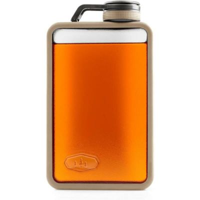 軽量120gコポリエステルシリコンバンパー水筒280mlアウトドア登山GSIOutdoorsBOULDERFLASK