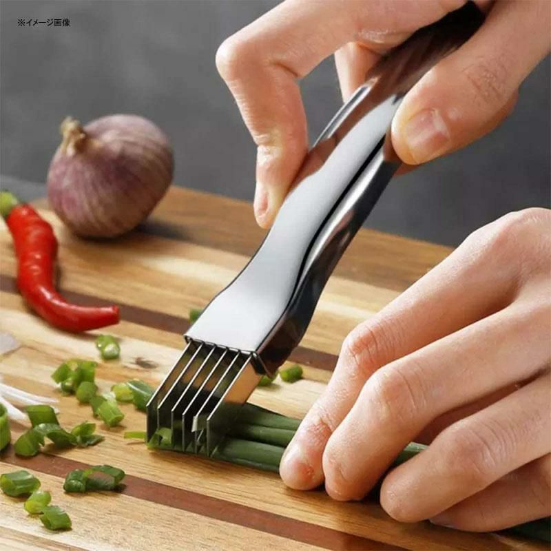 ネギカッタースライサー2個セット千切り2PiecesKitchenShredSilkTheKnife,StainlessSteelScallionCutterVegetableGarlicCutterFoodSpeedyChopperGreenOnionCutterSlicerforKitchenCuttingVegetableOnionGarlicCutterTool