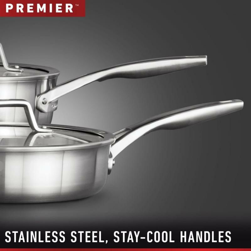 カルファロン鍋フライパンフタ13点セットプレミアIH対応3層ステンレスCalphalonPremier?StainlessSteel13-PieceSet