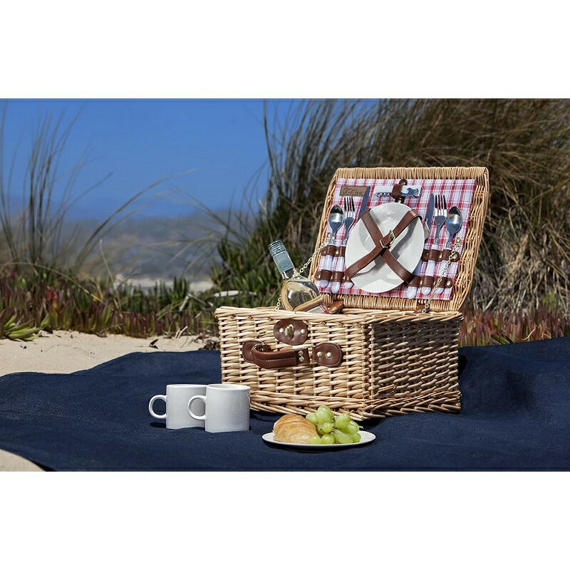 ピクニックバスケット2人用イングリッシュスタイルPicnicTimeCatalinaEnglishStylePicnicBasketwithServiceforTwo,DahliaCollection