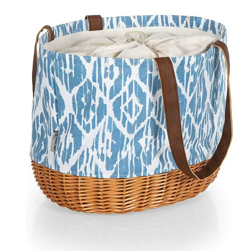 ピクニックバスケットキャンバストートPicnicTime-APicnicTimeBrand203-00-187-000-0CoronadoWillowTotePicnicBaskets,BeigeCanvas