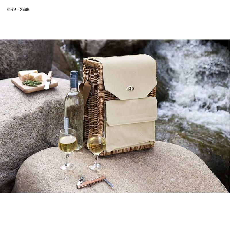 ワインボトルバスケット2本用チーズまな板ナイフコルク抜付ピクニックタイムPicnicTimeCorsicaInsulatedWineBasketwithWineandCheeseAccessories