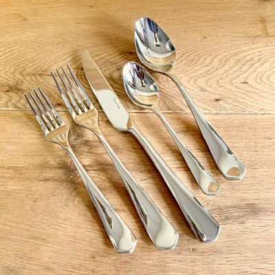 ロバートウェルチ カトラリーセット ステンレス フォーク ナイフ スプーン ウェストベリー ウイリアムズ・ソノマ限定 Williams-Sonoma Robert Welch Westbury Mirror Flatware Sets