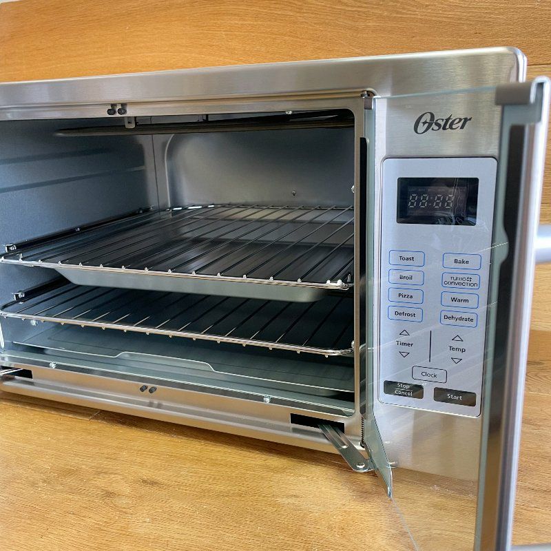 コンベクションオーブンフレンチドア観音開きオスター大きい大容量ラージステンレスOsterFrenchConvectionCountertopandToasterOven,SingleDoorPullandDigitalControls,StainlessSteel,ExtraLargeTSSTTVFDDG家電