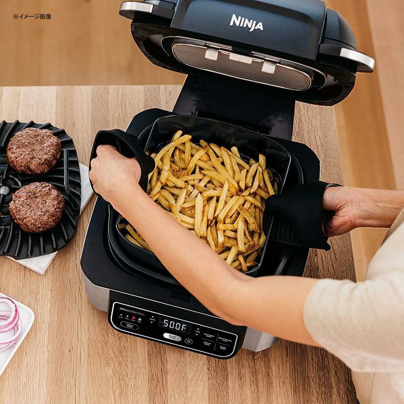 グリル 3.8L ノンフライヤー エアフライヤー 食品乾燥 ニンジャ Ninja Foodi AG301 5-in-1 Indoor Electric  Countertop Grill with 4-Quart Air Fryer, Roast, Bake, Dehydrate, and  Cyclonic Grilling Technology | アルファエスパス