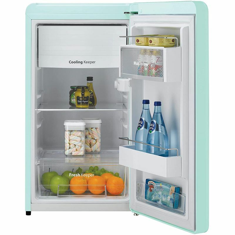 コンパクトレトロアンティークビンテージ冷蔵庫79LWINIAWFR028RCNMRetroCompactRefrigerator,2.8Cu.Ft家電