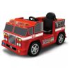 乗用玩具消防車子供向け電気自動車KidMotorzFireEngine1-Seater6-VoltRide-OninRed家電【代引不可】
