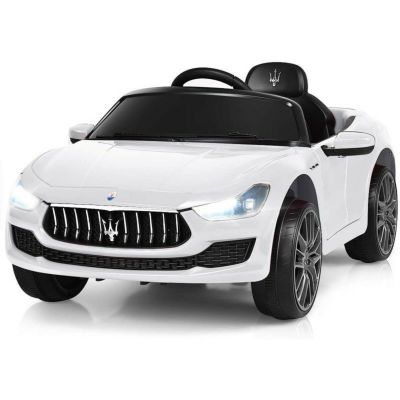乗用玩具 マセラティ 子供向け 電気自動車 リモコン付 12V Remote Control Maserati Licensed Kids Ride on Car【代引不可】