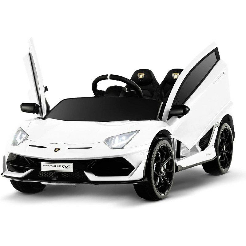 乗用玩具 ランボルギーニ 子供向け 電気自動車 ライト リモコン付