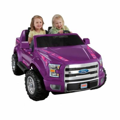 【組立要】フィッシャープライス フォード パワーホイール 電動自動車 12Vバッテリー付 パープルカモ 電気自動車 電動カー Fisher-Price Power Wheels Ford F-150 Purple Camo