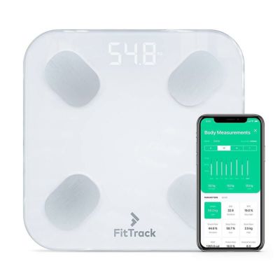 体重計Bluetoothスマホ同期体組成計BMIガラスデジタルバススケールFitTrackDaraSmartBMIDigitalScale-MeasureWeightandBodyFat-MostAccurateBluetoothGlassBathroomScale