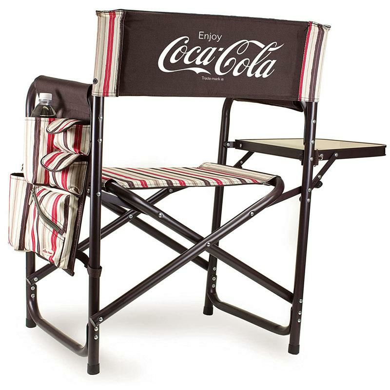 コカ・コーラ折りたたみチェア椅子キャンプアウトドアPicnicTimeCoca-ColaPortableFoldingSportsChair,Moka
