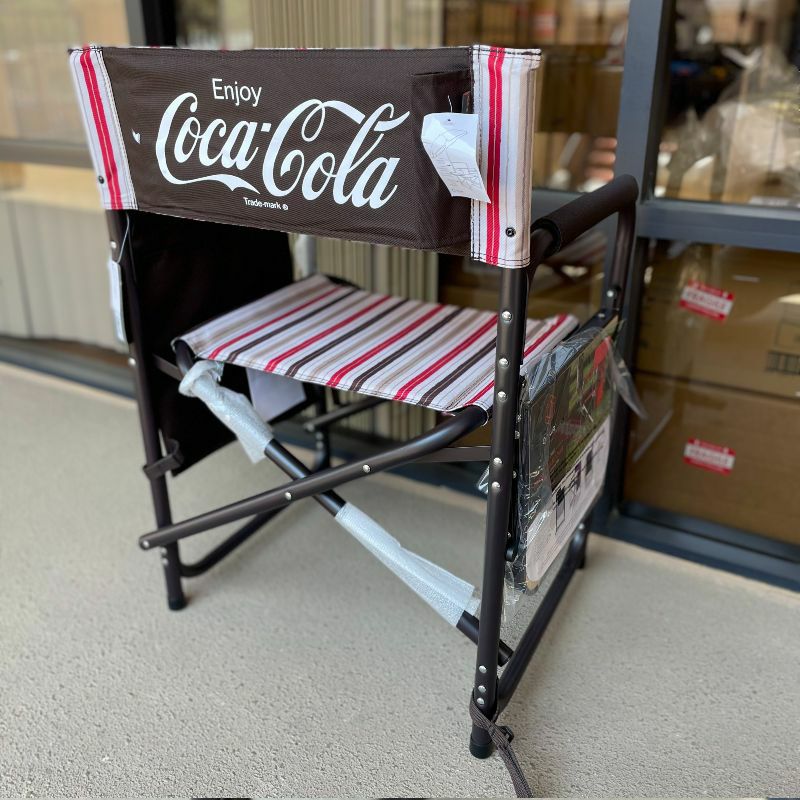 コカ・コーラ折りたたみチェア椅子キャンプアウトドアPicnicTimeCoca-ColaPortableFoldingSportsChair,Moka809-00-777-911-0