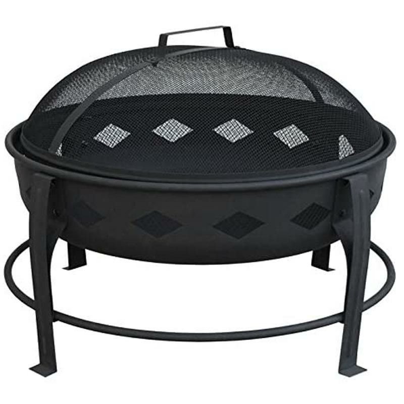 ファイヤーピットキャンプたき火台焚火ランドマンアメリカLandmannUSA21860BromleyFirePit,Black