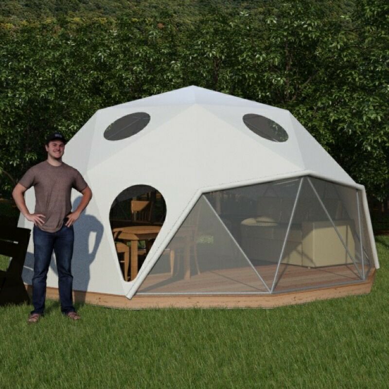 ドームテント直径5mドア付ミルキーウェイMilkyWayGeodesicDome(16ft)