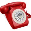 ダイヤル式デザイン電話プッシュフォンレトロクラシックIRISVORotaryDesignRetroLandlinePhoneforHome,OldFashionedCordedTelephonewithClassicMetalBellPushButtonTechnology