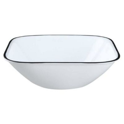 スクエアボウル 6点セット コレール シンプルライン Corelle Square Simple Lines 22-Ounce Bowl Set (6-Piece)
