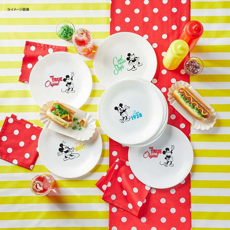 ディズニーミッキーマウスプレート皿直径22cm8枚セットコレールCorelleDisneyMickeyMouse-TheTrueOriginal8.5"SaladLunchPlates,8Pack(DisneyMickeyMouse-TheTrueOriginal)