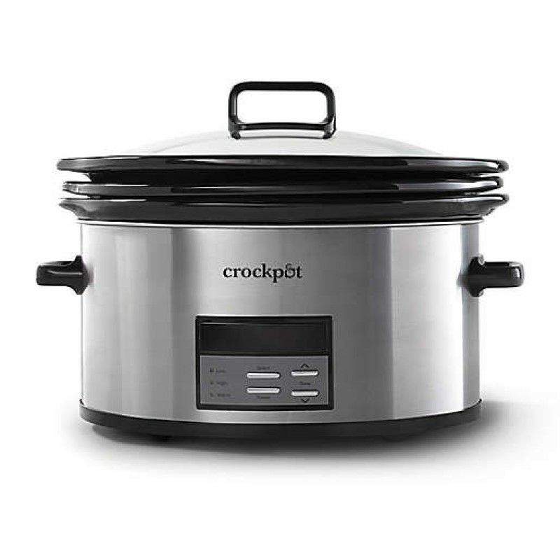 クロックポット2.4L3.7L5.6Lスロークッカー1台3役鍋グルメ鍋Crock-PotChoose-A-CrockDigitalSlowCooker