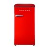 冷蔵庫冷凍庫付1ドア93LレトロGalanz3.3cu.ft.RetroMiniFridgeSingleDoorinHotRodRedwithChiller家電