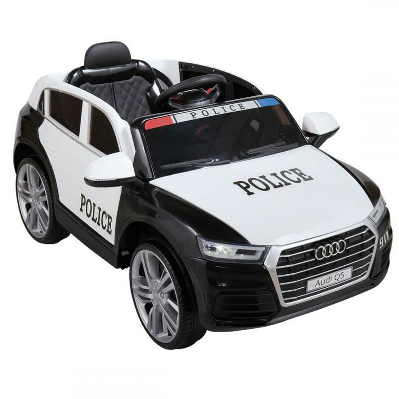 乗用玩具アウディパトカー子供向け電気自動車AudiQ5LicensedElectric12VKidsRide-OnPoliceCar家電【代引不可】