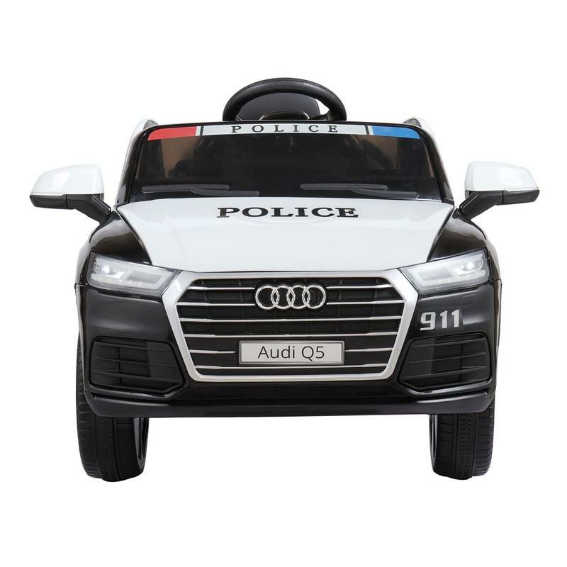 乗用玩具 アウディ パトカー 子供向け 電気自動車 リモートコントロール付き Tobbi Kids Police Car Ride on  Vehicle Toys Licensed Audi Q5 Electric Car w/ 2.4Ghz Remoto Control, MP3,  USB, LED Lights【代引不可】 | アルファエスパス