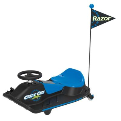 クレイジーカート シフト レーザー 電動乗用玩具 6歳以上 55kgまで Razor Crazy Cart Shift Blue/Black 【代引不可】