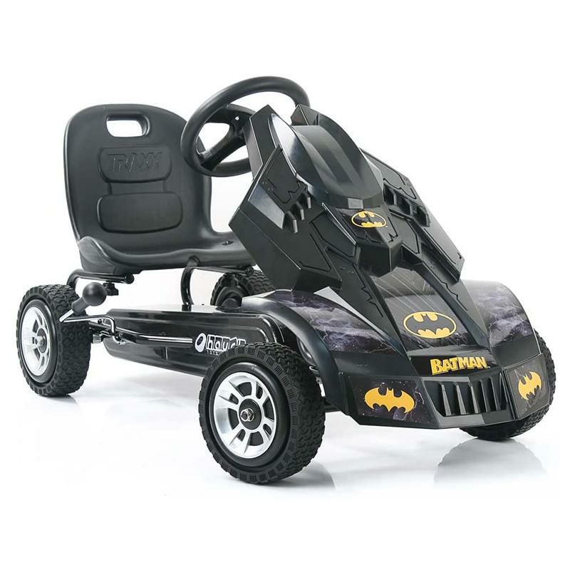 乗用玩具バットマンペダルゴーカート54kgまでHauckBatmobilePedalGoKart,SuperheroRide-OnBatmanVehicle,Kids4andOlder,Peddle&PatroltheStreetsofGothamjustlikeBatman,Race-StyledPedals&RubberWheels