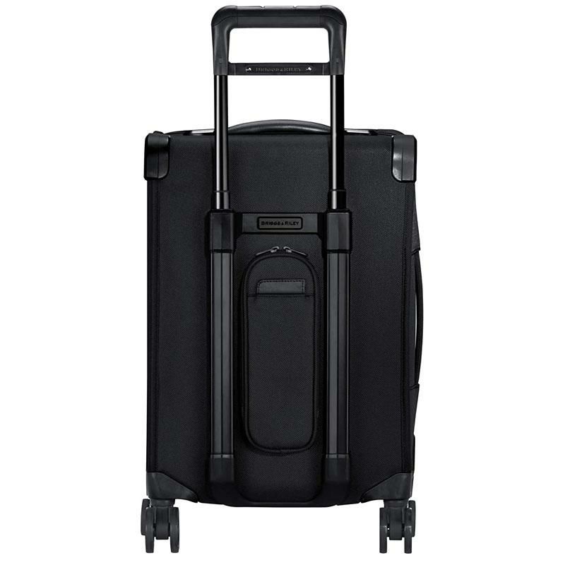 キャリーバッグスペース拡張機能TSAブラック黒Briggs&RileyBaseline-SoftsideCXExpandableCarry-OnSpinnerLuggage,Black,22-Inch