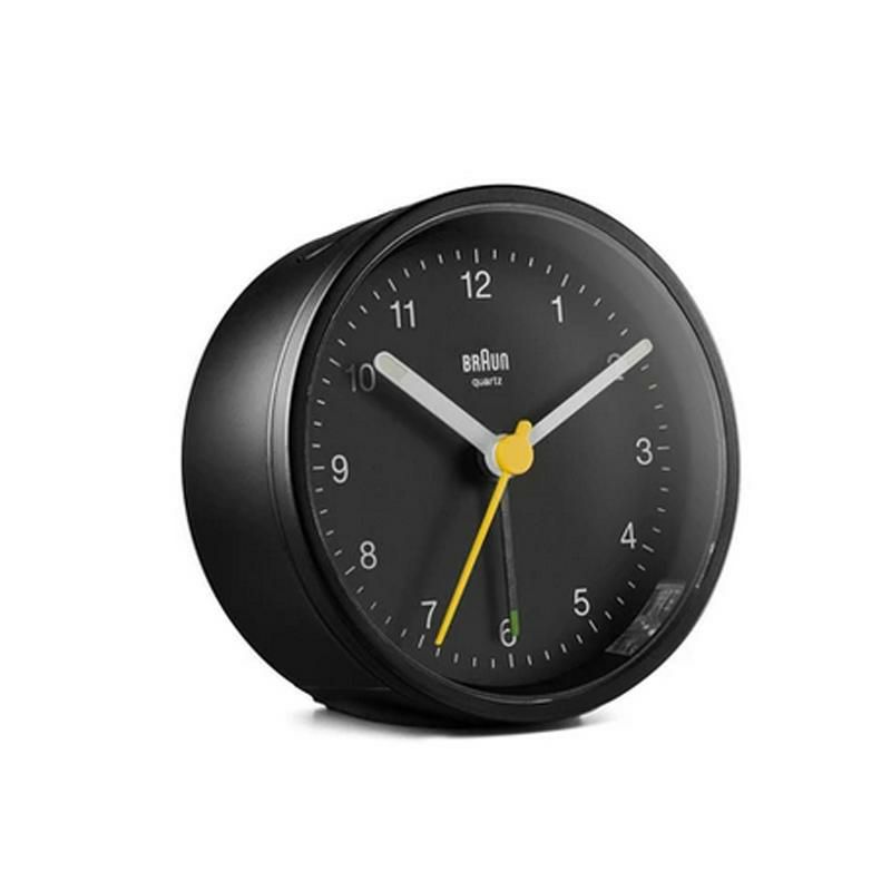 ブラウン目覚まし時計アナログクラシックアラームブラックBraunClassicAlarmAnalogueClock?Black/Black