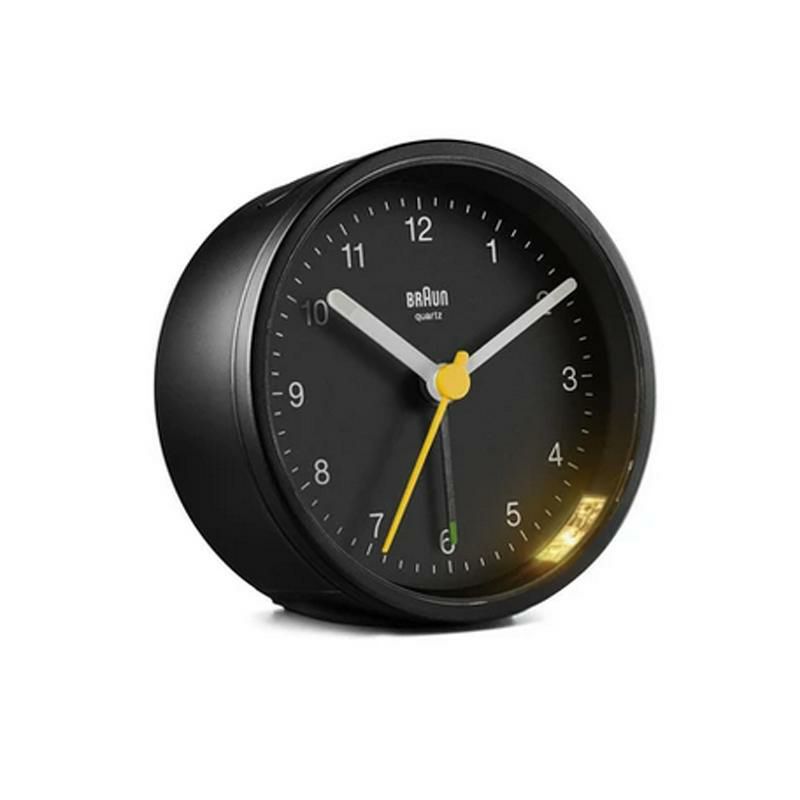 ブラウン目覚まし時計アナログクラシックアラームブラックBraunClassicAlarmAnalogueClock?Black/Black