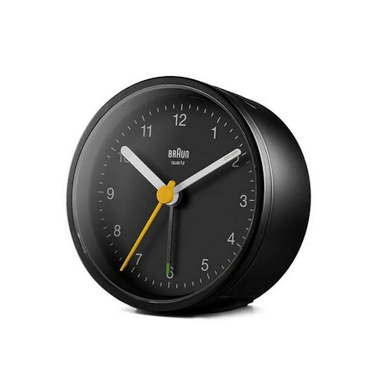 ブラウン目覚まし時計アナログクラシックアラームブラックBraunClassicAlarmAnalogueClock?Black/Black