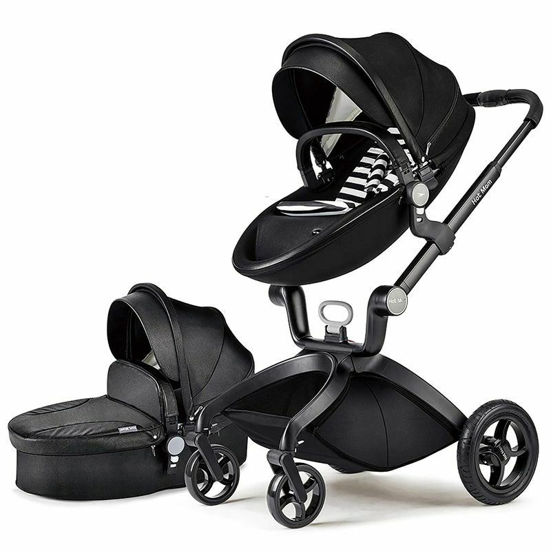 【送料無料】ホットマムベビーカーストローラーバシネット革皮BabyStroller2016,HotMom3in1travelsystemandBassinetCombo【smtb-k】【kb】【RCP】