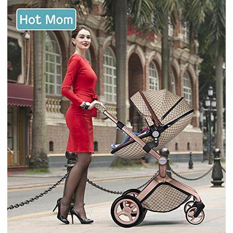 【送料無料】ホットマムベビーカーストローラーバシネット革皮BabyStroller2016,HotMom3in1travelsystemandBassinetCombo【smtb-k】【kb】【RCP】