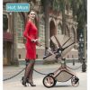 【送料無料】ホットマムベビーカーストローラーバシネット革皮BabyStroller2016,HotMom3in1travelsystemandBassinetCombo【smtb-k】【kb】【RCP】
