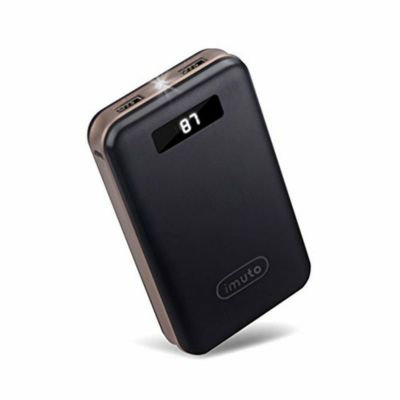 ポータブル充電器 パワーバンク チャージャー iMuto 20000mAh Portable Charger Compact External Battery Power Pack Power Bank with Smart LED Digital Display and Smart Charge