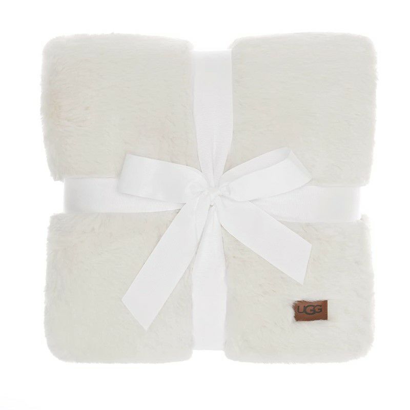 アグファーブランケット毛布リバーシブルユーフォリア177cmX127cmUGGEuphoriaPlushFur-ReversibleThrowBlanket,Indigo