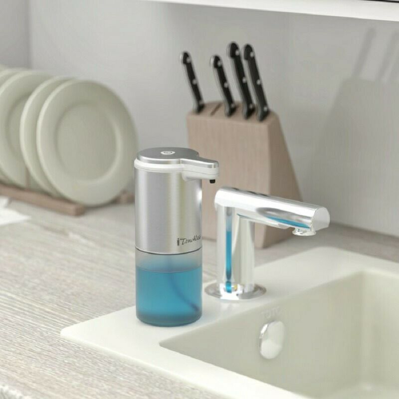 泡ソープディスペンサー電池式ステンレスアンブラAutomaticStainlessSteelFoamingSoapDispenser