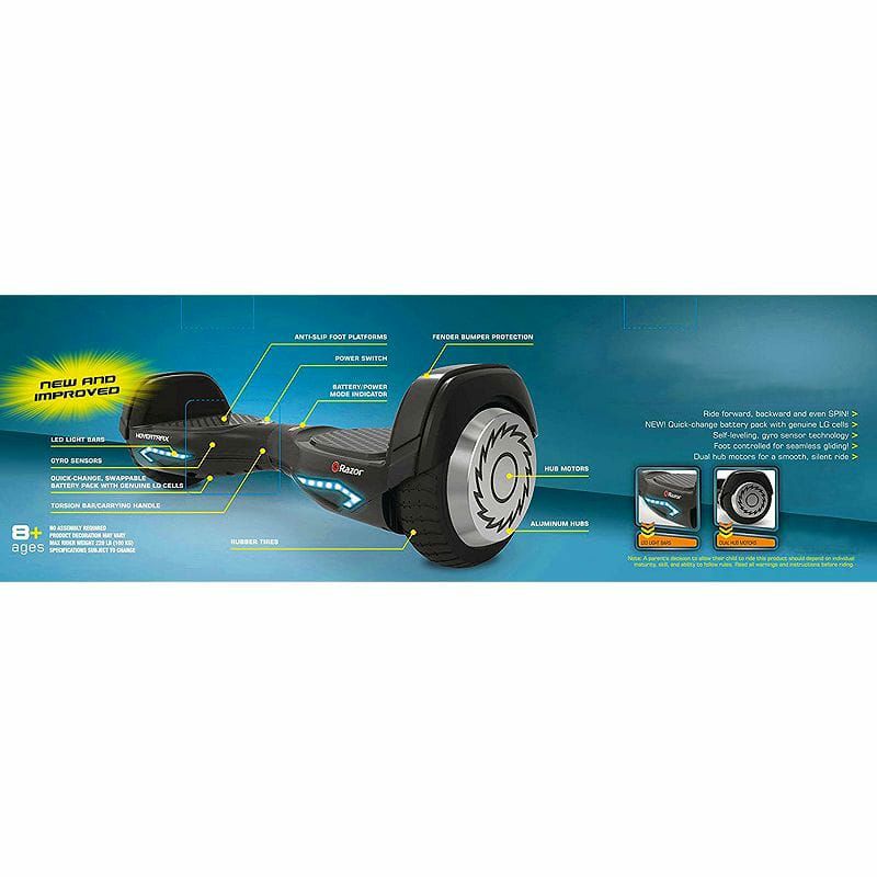 レーザーホバーボードスマートスクーターRazorHovertra×2.0HoverboardSelf-BalancingSmartScooter