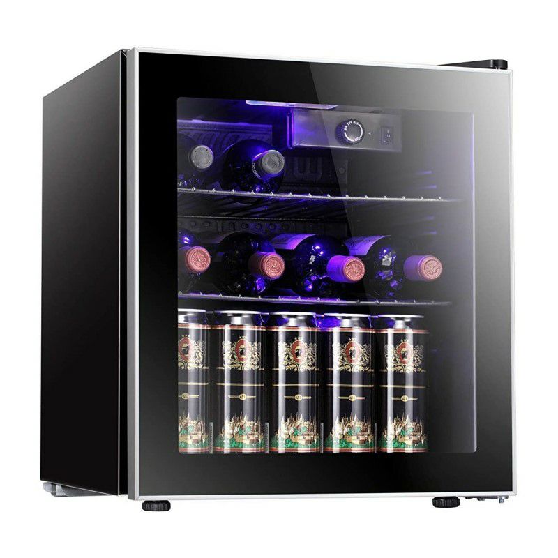 アトランティックスタービバレッジクーラー保冷庫ガラスドアAntarcticStar1.6cu.ftWineCooler/CabinetBeverageRefrigeratorClearFrontGlassDoor