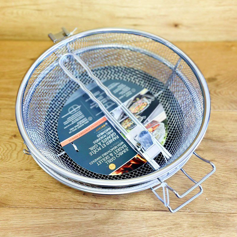 フライパン網ステンレスメッシュグリルバスケットSTAINLESSSTEEL3IN1CHEFBASKET