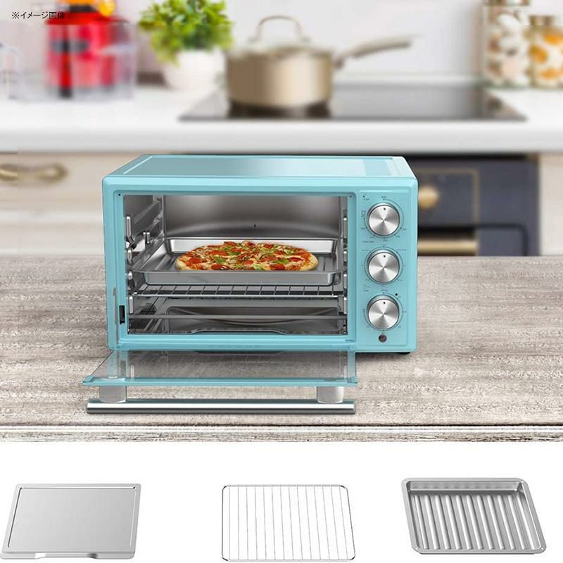 コンベクションオーブンレトロGalanzGRH1209BERM151RetroToasterOven,TrueConvection,IndicatorLight,8CookingPrograms,1500W/120Volts,0.9Cu.FtCapacity,BebopBlue,Cu.Ft家電