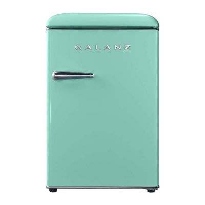 2.6 Cu.ft. Mini Fridge with Freezer, Single Door Compact  Refrigerator/Freezer with 7-Level Adjustable Thermostat,Small Refrigerator  for Apartment