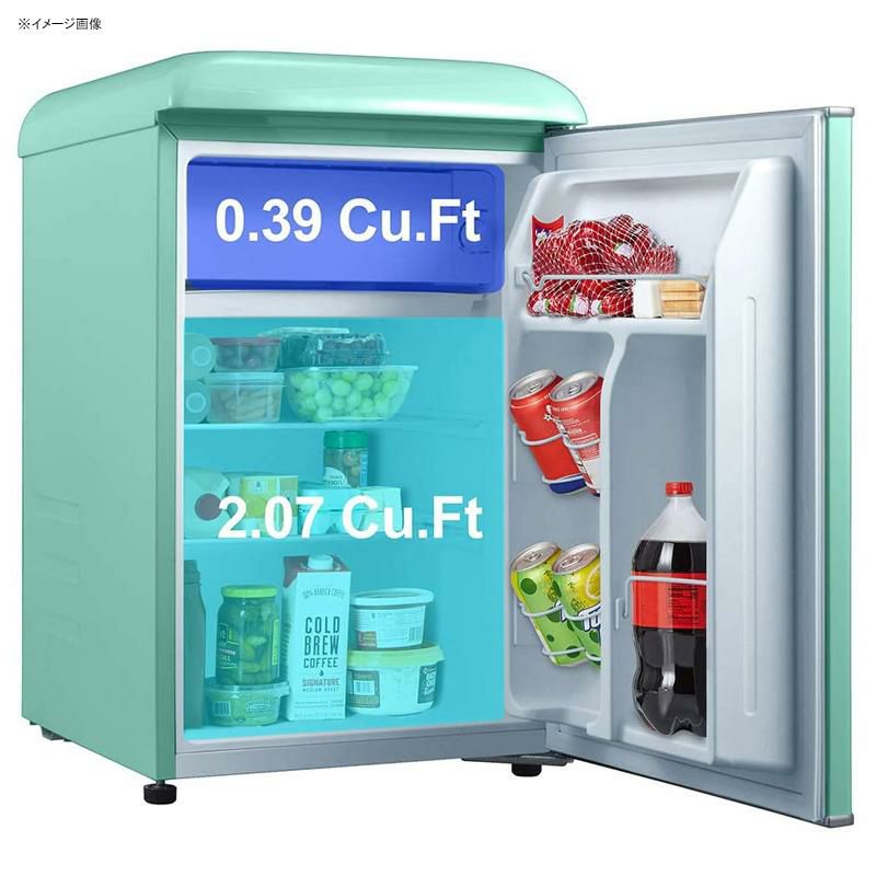 冷蔵庫冷凍庫71L1ドアレトロGalanzGLR25MGNR10RetroCompactRefrigerator,2.5CuFt家電