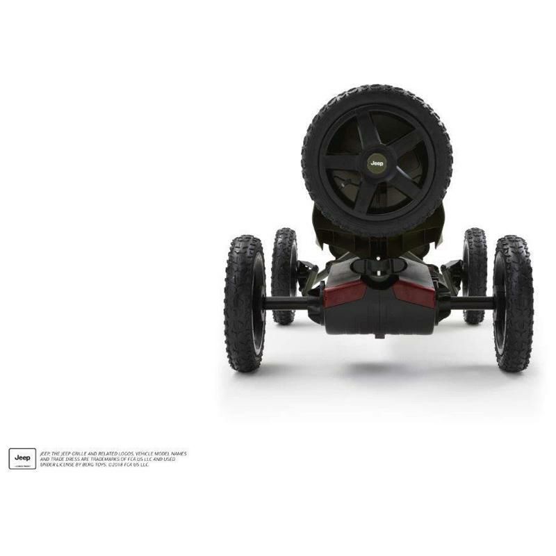 乗用玩具ジープアドベンチャーペダルゴーカート60kgまで乗り物車BERGRallyJeepAdventurePedalGo-Kart