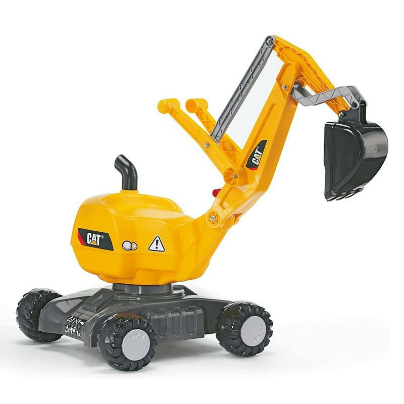 乗用玩具CATショベルカー34kgまで乗り物rollytoysCATConstructionRide-On:360-DegreeExcavator/ShovelDigger,YouthAges3+