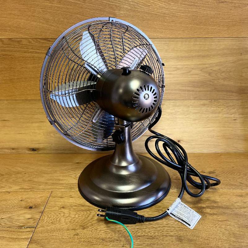 オプティマステーブルファン扇風機直径30cm3スピードOptimusOscillatingAntiqueTableFan,12-Inch家電