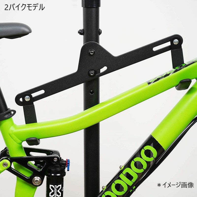 自転車ラックバイクスタンド2台CyclingDeal2-4BikeBicycleVerticalHangerParkingRackGravityFloorStorageStandforGaragesorApartments